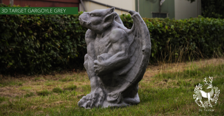 3D TARGET STONE GREY GARGOYLE-target-archerstarget-Fairbow