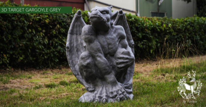3D TARGET STONE GREY GARGOYLE-target-archerstarget-Fairbow