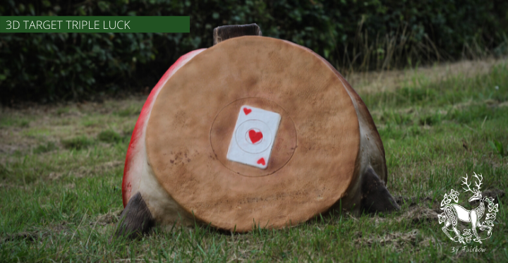 3D TARGET TRIPLE LUCK-target-archerstarget-Fairbow