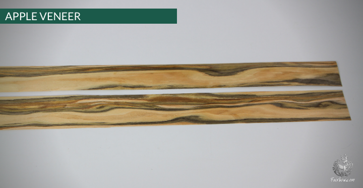 APPLE VENEER 72 X 2 INCH 2 STRIPS-Tool-Fairbow-Fairbow