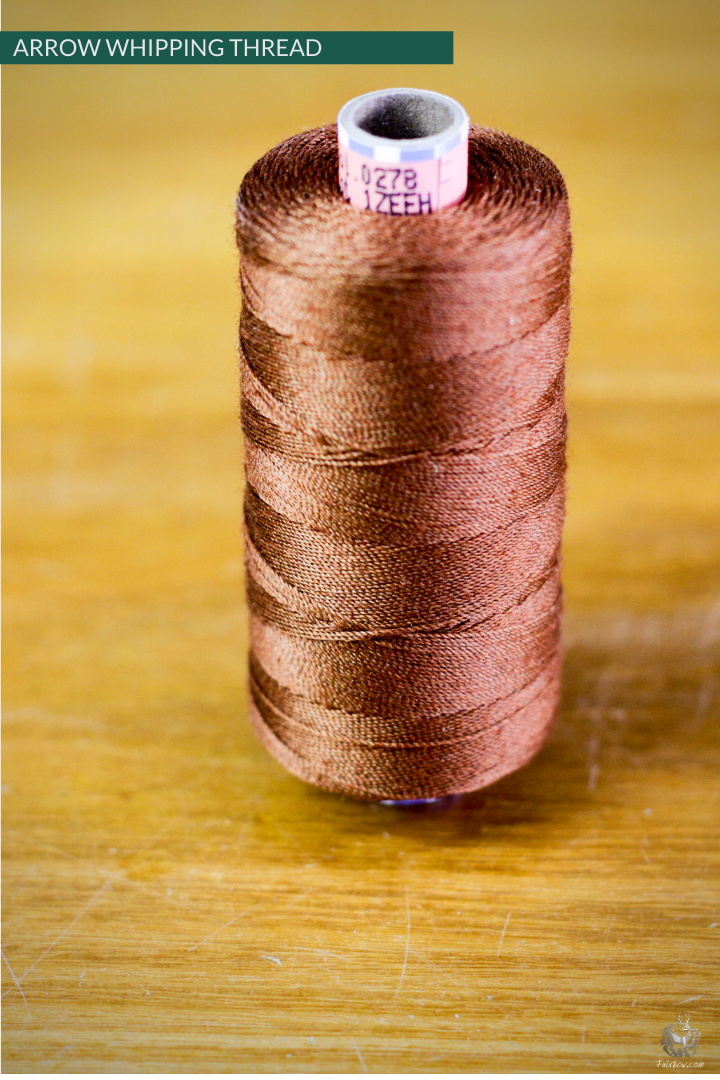 ARROW WHIPPING THREAD 300 meters spool-Arrow-Fairbow-Dark Brown-Fairbow