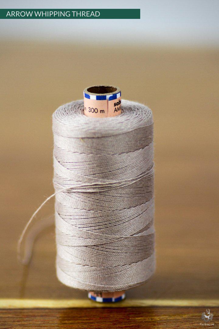 ARROW WHIPPING THREAD 300 meters spool-Arrow-Fairbow-Grey-Fairbow