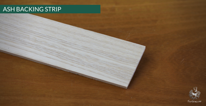 ASH BACKING STRIP PARALLEL 78 x 1 3/4 x 1/4 INCH-Tool-Fairbow-Fairbow