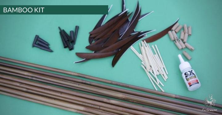 BAMBOO ARROW DIY KIT 60/65 LBS-DIY kit-Fairbow-Fairbow