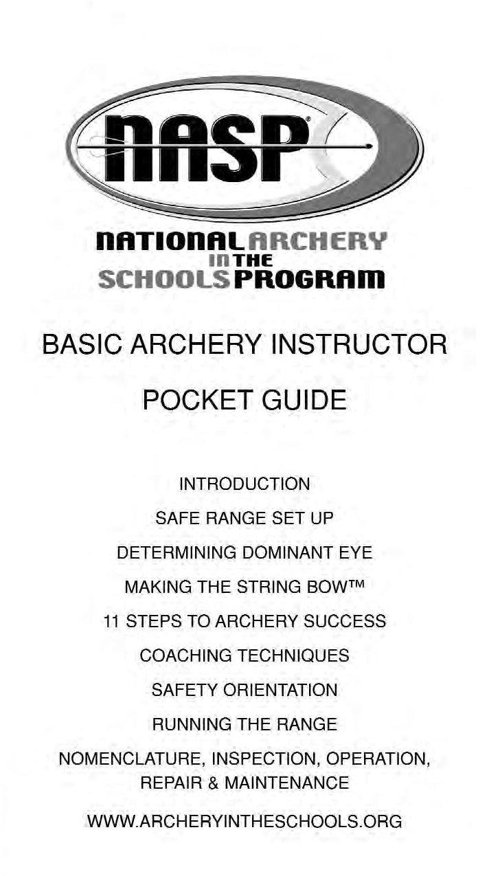 BASIC ARCHERY INSTRUCTOR POCKET GUIDE-Book-Fairbow-Fairbow