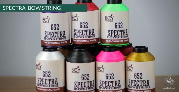 BCY BOWSTRING MATERIAL 652 SPECTRA 1/4 LBS-string-Fairbow-Black-Fairbow