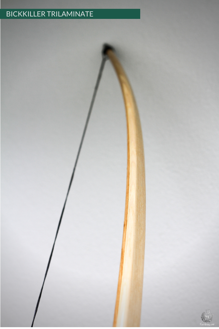 BICKKILLER, TRILAMINATE ENGLISH LONGBOW SUPERIOR 35@28-English Longbow-Fairbow-Fairbow