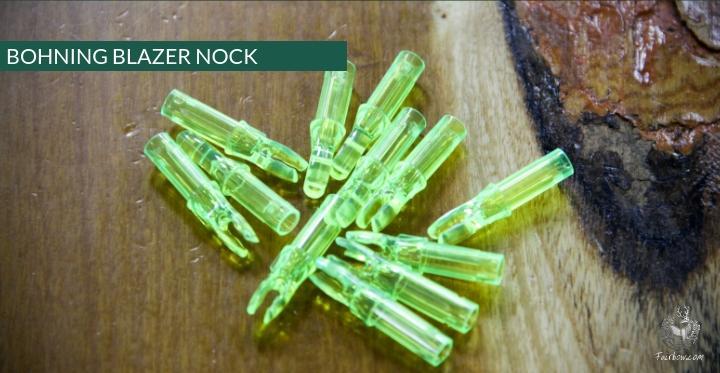 BLAZER DOUBLE LOCK NOCK MULTIPLE COLOURS AVAILABLE-Nock-bohning-'Clear' blue-Fairbow