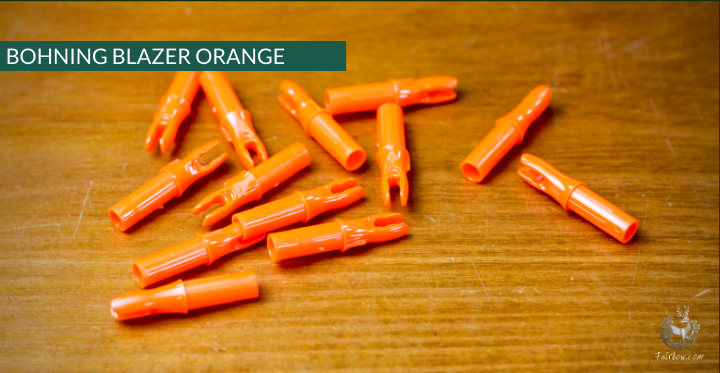 BLAZER DOUBLE LOCK NOCK MULTIPLE COLOURS AVAILABLE-Nock-bohning-'Clear' blue-Fairbow