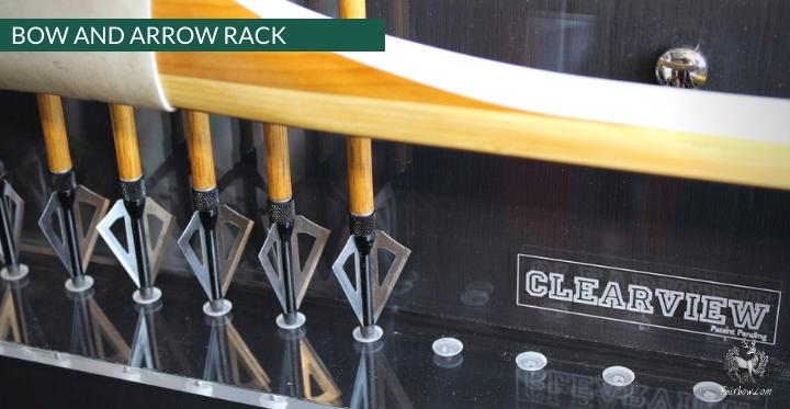 BOW AND ARROW RACK IN PERSPEX (1)-Sundries-Fairbow-Fairbow