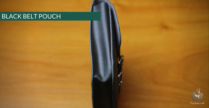 Black Leather Pouch-Bag-Fairbow-Fairbow