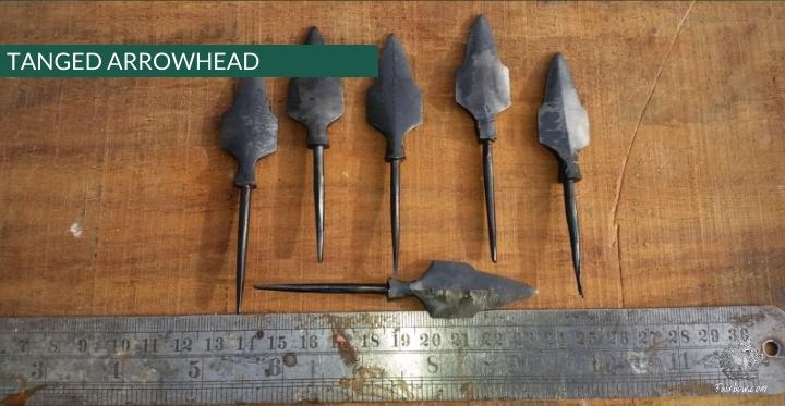 CHINESE ARROWHEAD HAND FORGED TANGED approx. 190 grain (per one)-arrow point-Fairbow-Fairbow