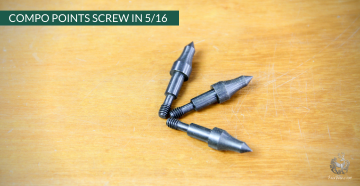 COMBO POINT FOR INSERTS 5/16 PER DOZEN-arrow point-Fairbow-60 grain-Fairbow