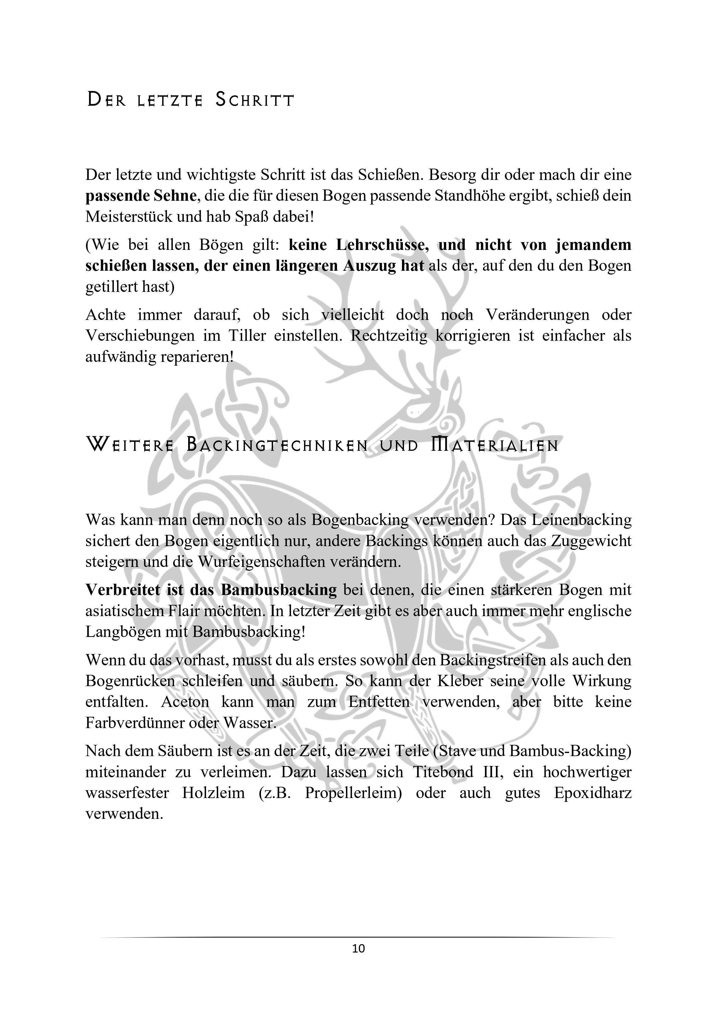 DEIN EINSTIEG IN DEN BOGENBAU FREE E-BOOKLET-Book-Fairbow-Fairbow