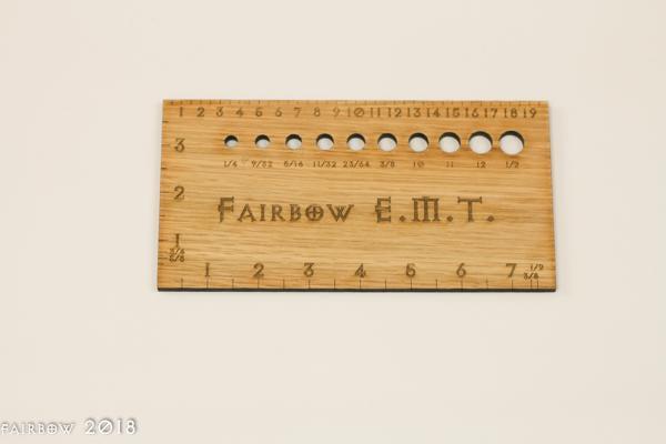 EMT (Easy Measurement Tool) in clear Perspex or MDF based wood-Tool-Fairbow-MDF base and Wood veneer-Fairbow