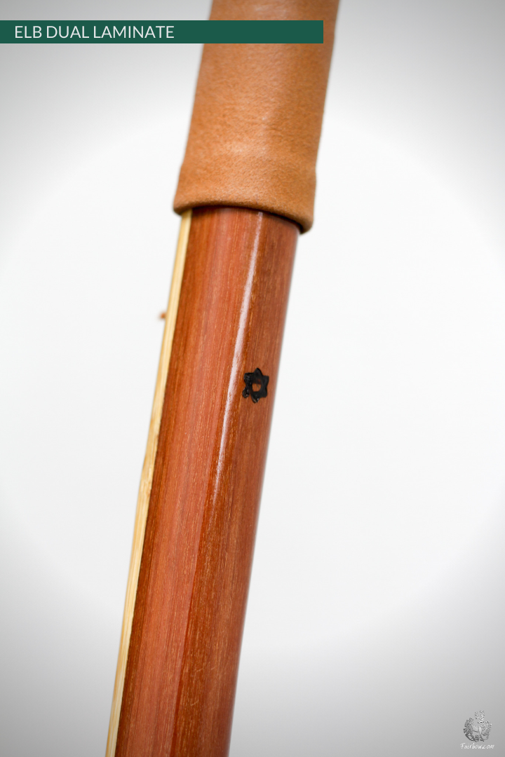 ENGLISH LONGBOW DUALLAM, GREENHEART HICKORY/BAMBOO SUPERIOR CUSTOM-English Longbow-Fairbow-Fairbow