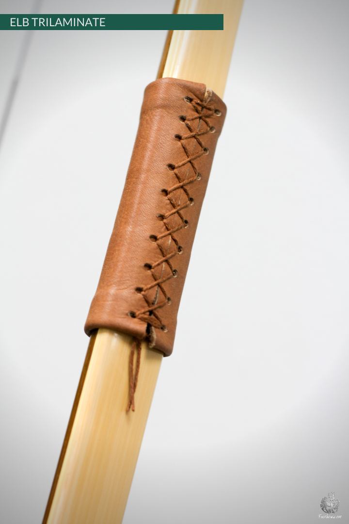 ENGLISH LONGBOW, GREENHEART SUPERCORE BAMBOO/HICKORY SUPERIOR CUSTOM-Bow-Fairbow-30-35#-Hickory-26"-Fairbow