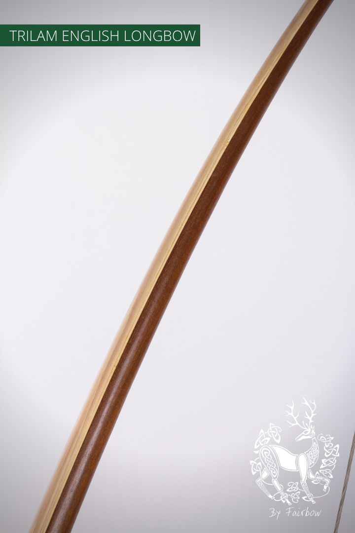 ENGLISH LONGBOW, GREENHEART SUPERCORE HICKORY SUPERIOR 55@28 66@32-Bow-Fairbow-Fairbow