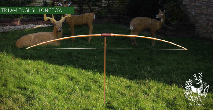 ENGLISH LONGBOW, GREENHEART SUPERCORE HICKORY SUPERIOR 55@28 66@32-Bow-Fairbow-Fairbow
