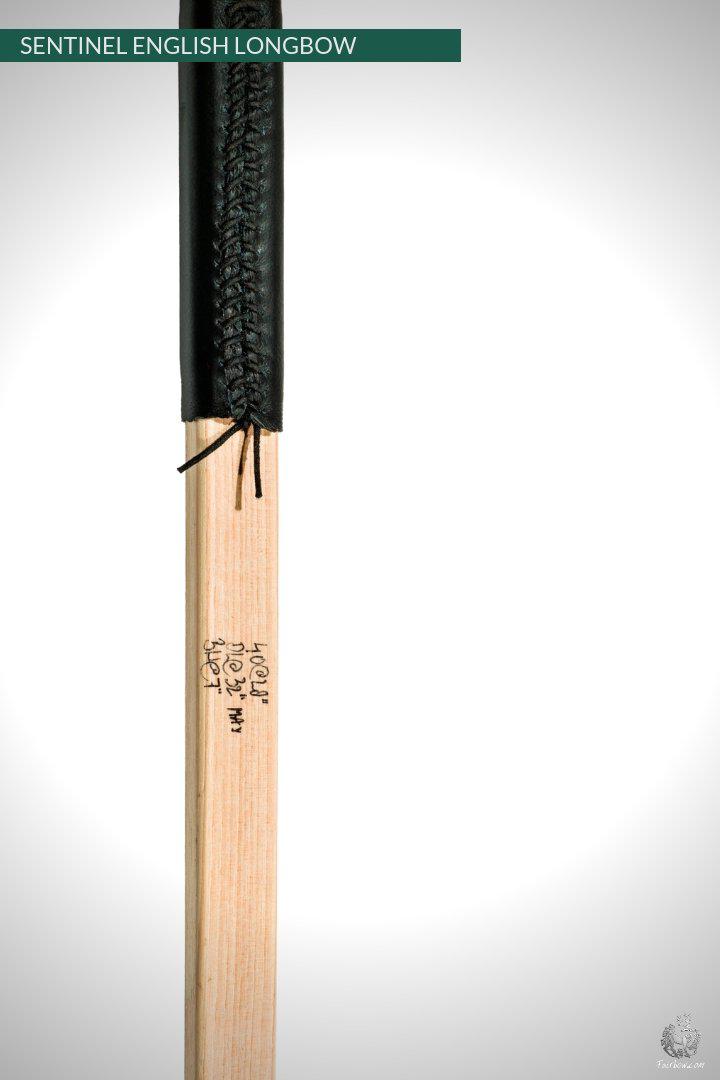 ENGLISH LONGBOW, SOLID HICKORY SELFBOW 15@28, DL @ 32 inch MAX-English Longbow-Fairbow-Fairbow