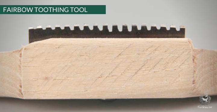 FAIRBOW TOOTHING TOOL, WITH HANDMADE WOODEN GRIP-Horn tips-Fairbow-Fairbow