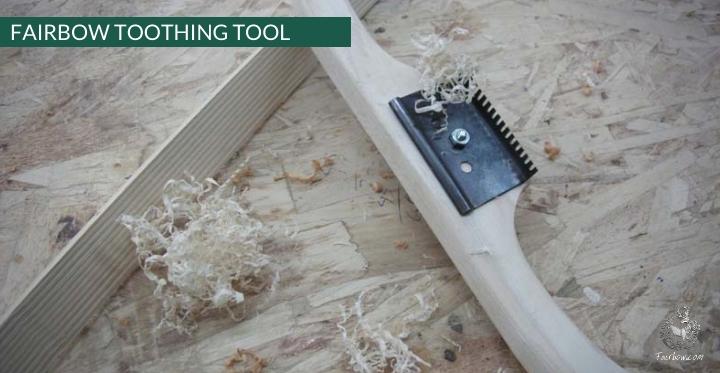 FAIRBOW TOOTHING TOOL, WITH HANDMADE WOODEN GRIP-Horn tips-Fairbow-Fairbow