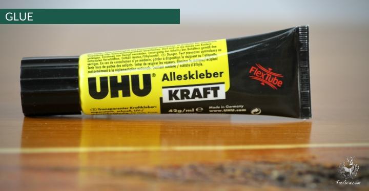 FEATHER AND NOCK GLUE UHU KRAFT 42 GRAM-Glue-Fairbow-Fairbow