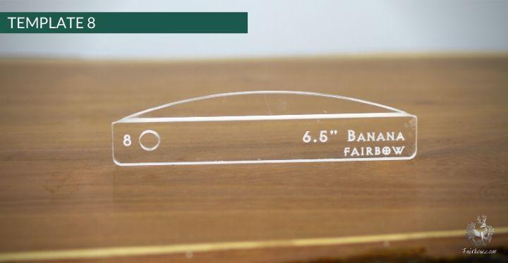 FEATHER CUTTING TEMPLATE PRE-GLUE (1-40)-Tool-Fairbow-Left wing-Rebel no.1-Fairbow