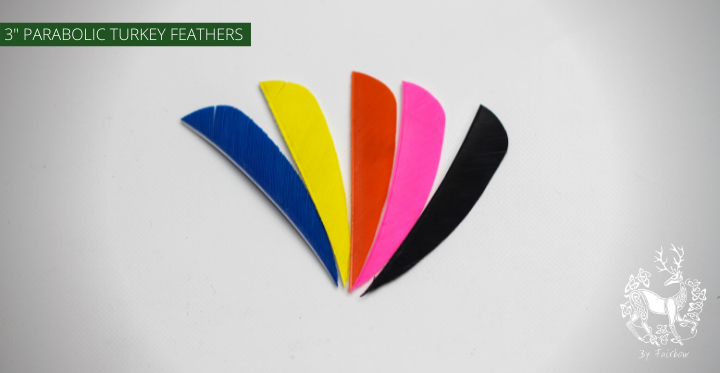 FEATHERS 3 INCH PARABOLIC PER DOZEN (RW)-Feathers-Fairbow-Black-Fairbow