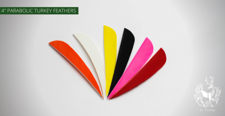 FEATHERS 4 INCH PARABOLIC PER DOZEN (RW)-Feathers-Fairbow-Black-Fairbow