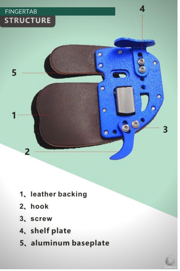FINGER TAB,DECUT, RUGBII-Glove-Fairbow-Small-Right handed archer-Fairbow