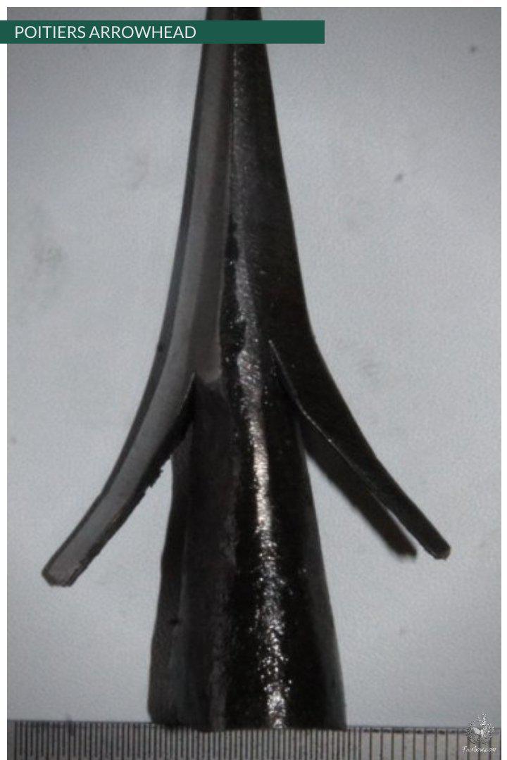HAND FORGED 1/2 INCH POITIERS SWEPT TYPE 16-arrow point-Fairbow-Fairbow
