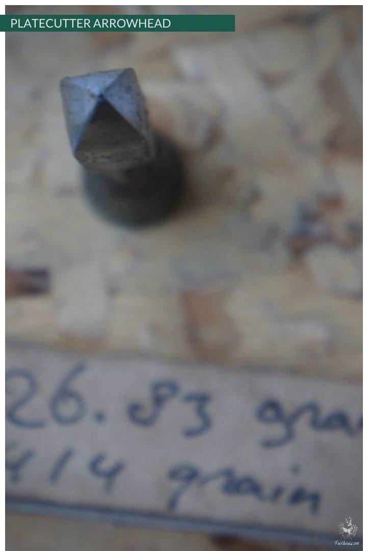 HAND FORGED ARROWHEAD PLATECUTTER 12,5 MM 1/2 INCH-arrow point-Fairbow-Fairbow