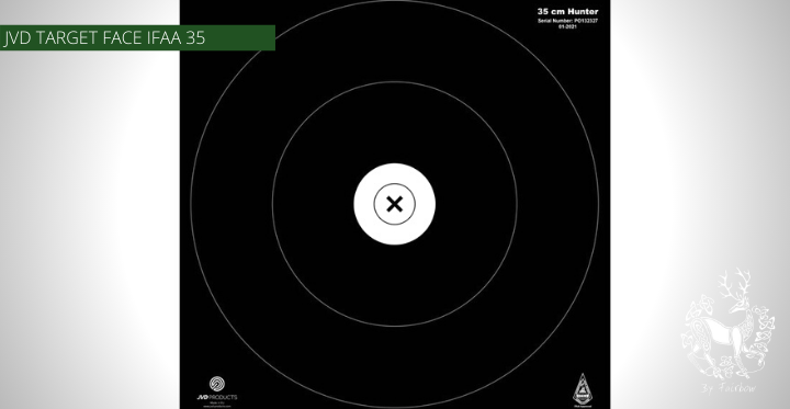 JVD TARGET FACE IFAA 35 CM HUNTER-target-Avalon-35 cm 1 pcs-Fairbow