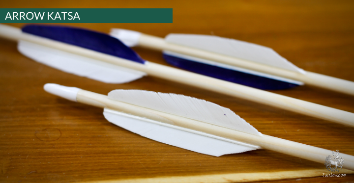 KATSA ARROW, SET OF 6-Arrow-Fairbow-nr 43 3 inch-Fairbow