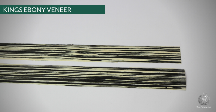 KINGS EBONY VENEER 72 X 2 INCH 2 STRIPS-Tool-Fairbow-Fairbow
