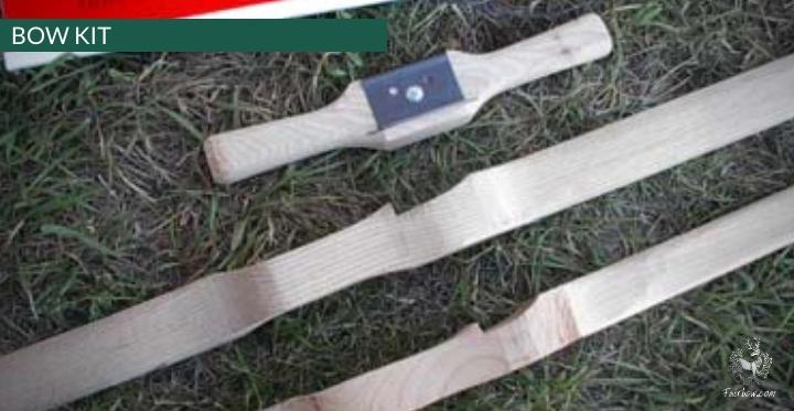 KIT 2 IN ONE ALB KIT GREENHEART HICKORY-Bow kit-Fairbow-Rightshooter-Right hand-Fairbow