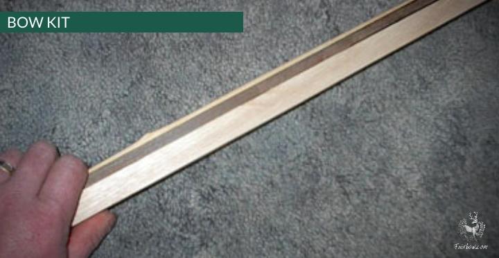 KIT TRILAM, HICKORY, GREENHEART, BAMBOO/HICKORY-Bow kit-Fairbow-Hickory-Maple-Fairbow