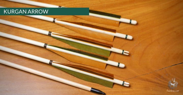 KURGAN ARROW, SET OF 6-Arrow-Fairbow-nr 45 4.5 inch-Fairbow