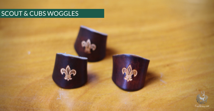LEATHER SCOUT WOGGLE-Sundries-Fairbow-Fairbow