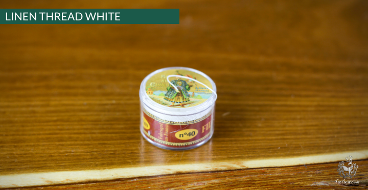 LINEN THREAD 50 METERS-Arrow-Fairbow-white-Fairbow