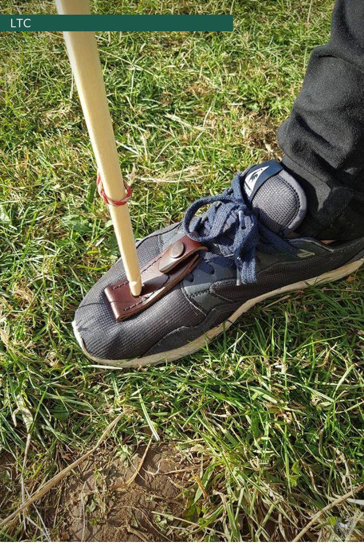 LTC IN BROWN LEATHER (SHOE PROTECTOR / BOW SUPPORT)-Sundries-Fairbow-Fairbow