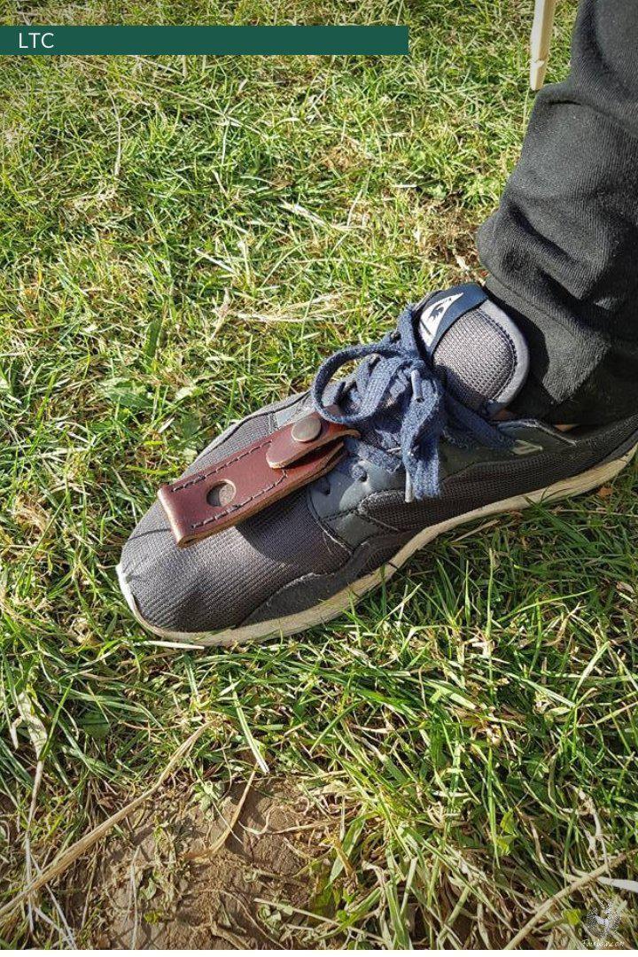 LTC IN BROWN LEATHER (SHOE PROTECTOR / BOW SUPPORT)-Sundries-Fairbow-Fairbow