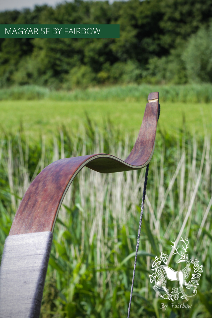 MAGYAR SF, SMOKED PADOUK GLASS AND SUPERCORE, HORSEBOW 32 LBS @ 28 INCH-Bow-Fairbow-Fairbow