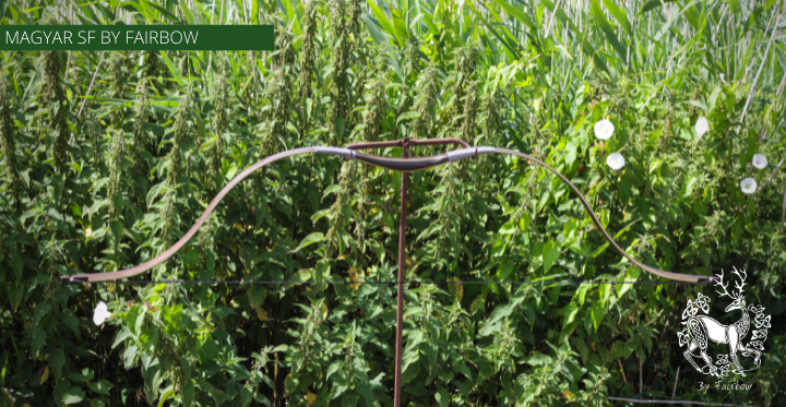 MAGYAR SF, SMOKED PADOUK GLASS AND SUPERCORE, HORSEBOW 32 LBS @ 28 INCH-Bow-Fairbow-Fairbow