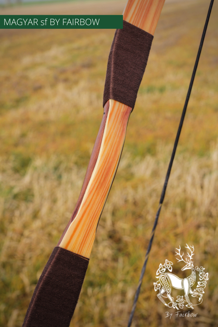 MAGYAR SF, STRIPED PINE GLASS AND SUPERCORE, HORSEBOW 24 LBS @ 28 INCH-Bow-Fairbow-Fairbow