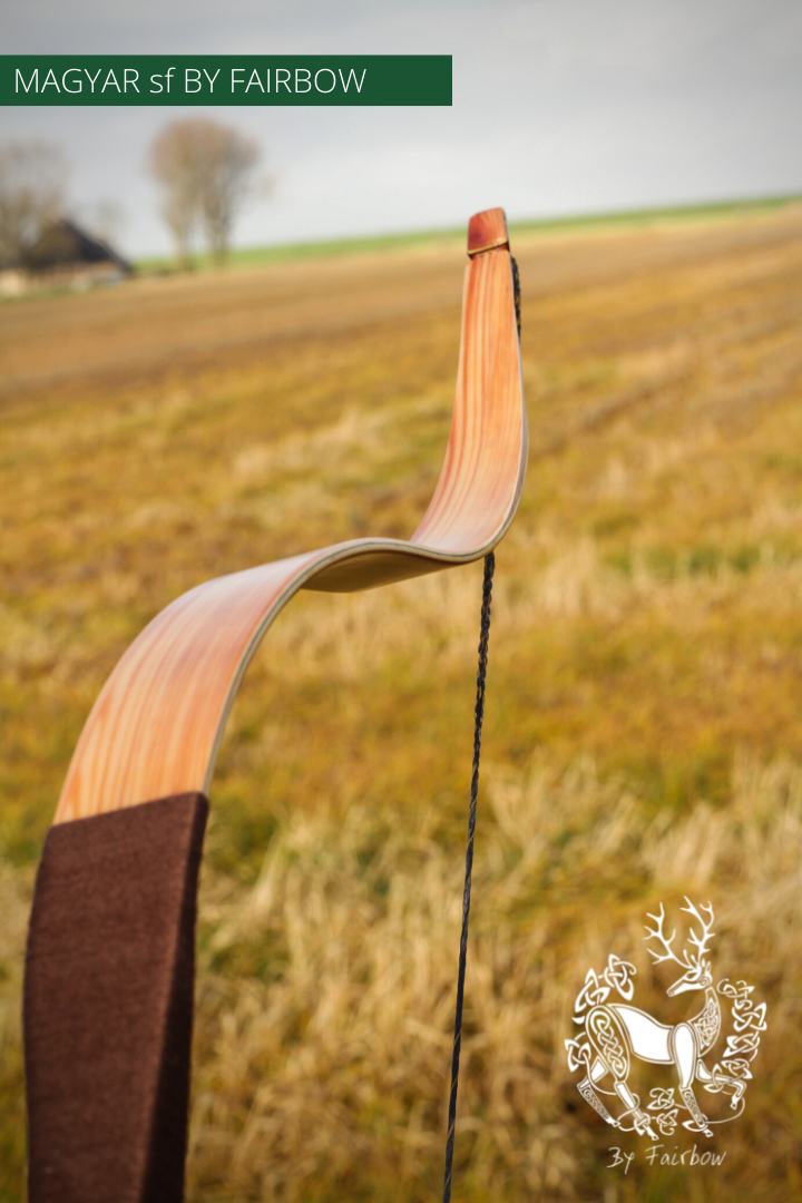 MAGYAR SF, STRIPED PINE GLASS AND SUPERCORE, HORSEBOW 24 LBS @ 28 INCH-Bow-Fairbow-Fairbow