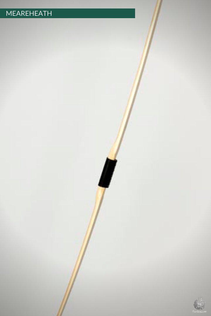 MEARE HEATH BOW, SOLID HICKORY SUPERIOR CUSTOM-War Bow-Fairbow-30-35#-26"-Fairbow