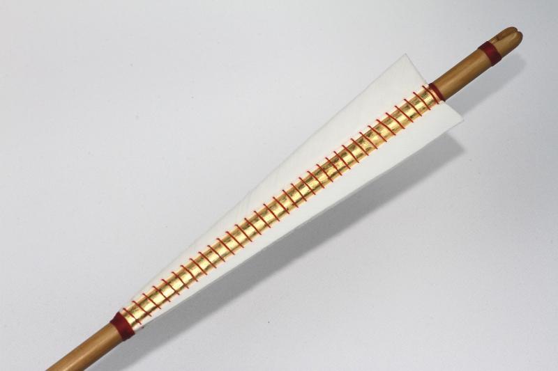 MEDIEVAL ARROW WOODEN SHAFT SELF NOCKED FULLY WHIPPED SET OF 6 ARROWS-Arrow-Fairbow-5/16 INCH SHAFT-Fairbow
