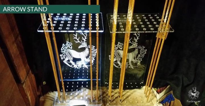 PERSPEX ARROW STAND-Sundries-Fairbow-Logo-Fairbow